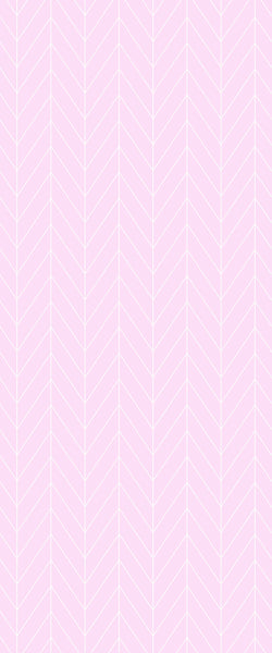 Pink Chevron Tile Acrylic Shower Wall Panel 2440mm x 1220mm ( 3mm Thick) - CladdTech