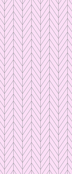 Pink Chevron Tile Acrylic Shower Wall Panel 2440mm x 1220mm ( 3mm Thick) - CladdTech