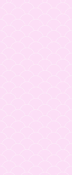 Pink Fishscales Tile Acrylic Shower Panel 2440mm x 1220mm (3mm Thick) - CladdTech