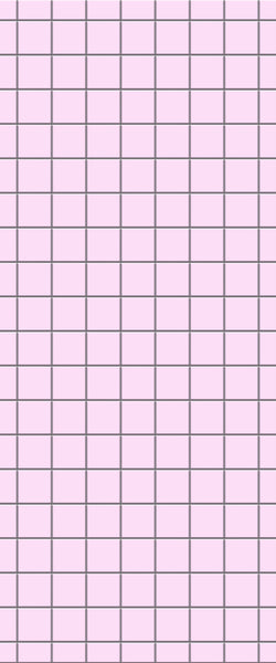 Pink Checkerboard Tile Acrylic Shower Wall Panel 2440mm x 1220mm ( 3mm Thick) - CladdTech