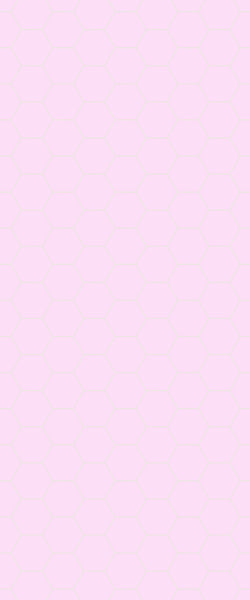 Pink Hexagon Tile Acrylic Wall Panel 2440mm x 1220mm (3mm Thick) - CladdTech