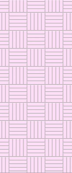 Pink Mosaic Tile Acrylic Shower Wall Panel 2440mm x 1220mm ( 3mm Thick) - CladdTech