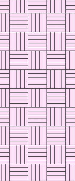 Pink Mosaic Tile Acrylic Shower Wall Panel 2440mm x 1220mm ( 3mm Thick) - CladdTech