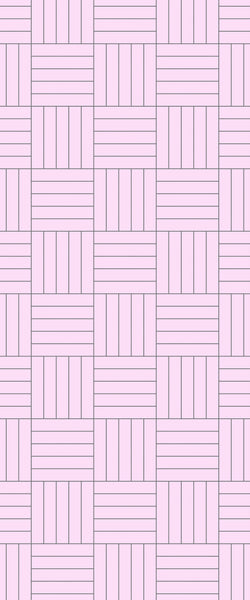 Pink Mosaic Tile Acrylic Shower Wall Panel 2440mm x 1220mm ( 3mm Thick) - CladdTech