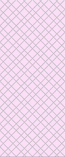 Pink Basket Weave Tile Acrylic Shower Panel 2440mm x 1220mm ( 3mm Thick) - CladdTech