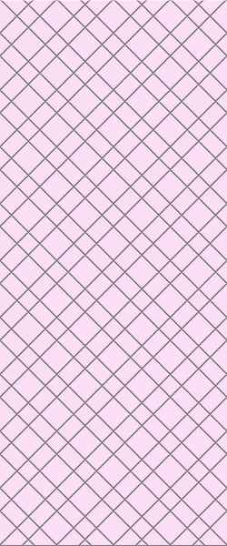 Pink Basket Weave Tile Acrylic Shower Panel 2440mm x 1220mm ( 3mm Thick) - CladdTech
