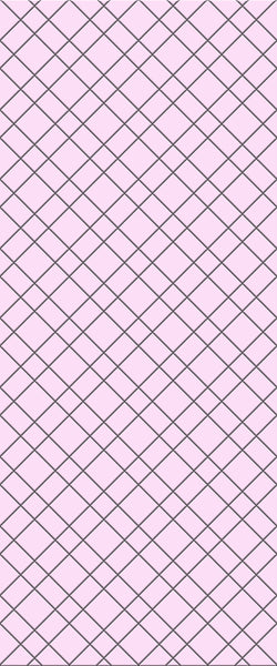 Pink Basket Weave Tile Acrylic Shower Panel 2440mm x 1220mm ( 3mm Thick) - CladdTech