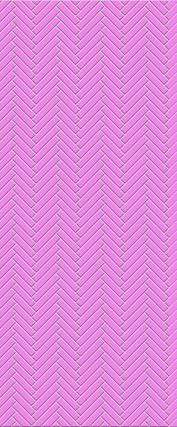 Pink Single Herringbone Tile Acrylic Shower Panel 2440mm x 1220mm ( 3mm Thick) - CladdTech