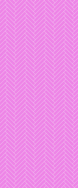 Pink Single Herringbone Tile Acrylic Shower Panel 2440mm x 1220mm ( 3mm Thick) - CladdTech