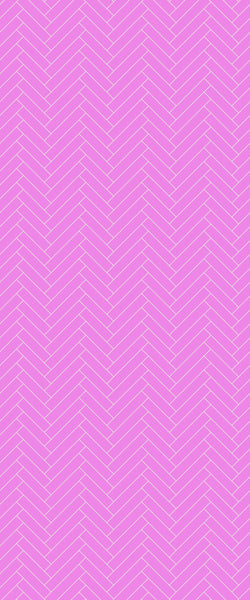 Pink Single Herringbone Tile Acrylic Shower Panel 2440mm x 1220mm ( 3mm Thick) - CladdTech