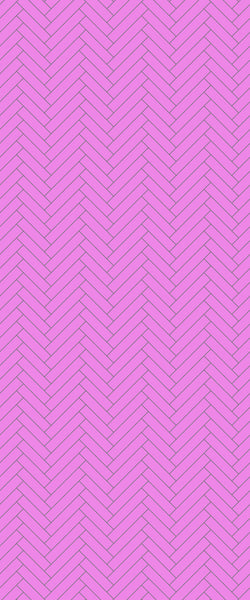Pink Single Herringbone Tile Acrylic Shower Panel 2440mm x 1220mm ( 3mm Thick) - CladdTech