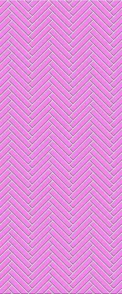 Pink Double Herringbone Tile Acrylic Shower Panel 2440mm x 1220mm ( 3mm Thick) - CladdTech