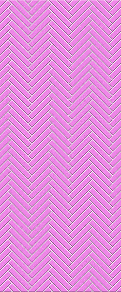 Pink Double Herringbone Tile Acrylic Shower Panel 2440mm x 1220mm ( 3mm Thick) - CladdTech