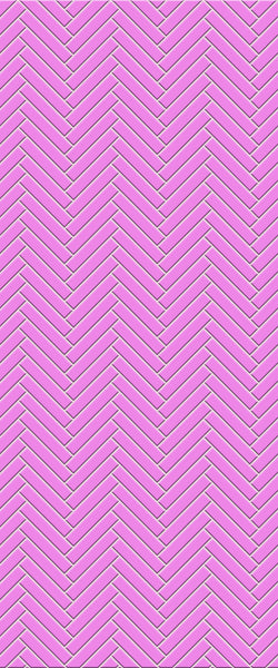 Pink Double Herringbone Tile Acrylic Shower Panel 2440mm x 1220mm ( 3mm Thick) - CladdTech