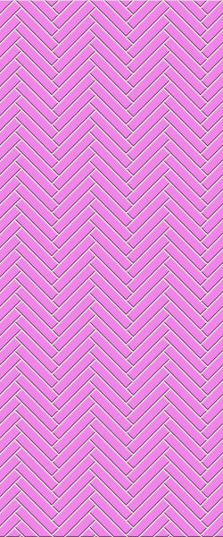 Pink Double Herringbone Tile Acrylic Shower Panel 2440mm x 1220mm ( 3mm Thick) - CladdTech