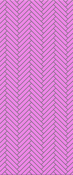Pink Double Herringbone Tile Acrylic Shower Panel 2440mm x 1220mm ( 3mm Thick) - CladdTech