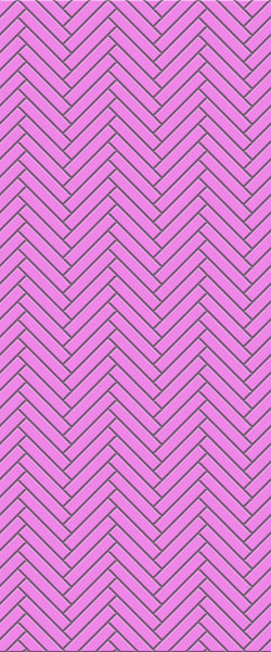 Pink Double Herringbone Tile Acrylic Shower Panel 2440mm x 1220mm ( 3mm Thick) - CladdTech