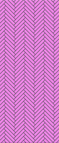 Pink Double Herringbone Tile Acrylic Shower Panel 2440mm x 1220mm ( 3mm Thick) - CladdTech