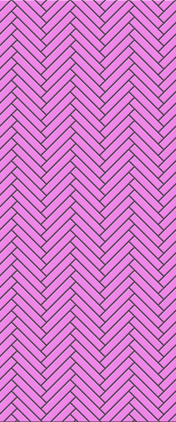 Pink Double Herringbone Tile Acrylic Shower Panel 2440mm x 1220mm ( 3mm Thick) - CladdTech