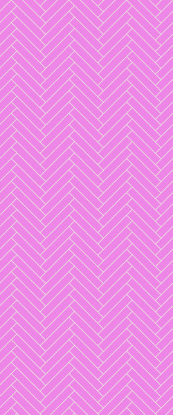 Pink Double Herringbone Tile Acrylic Shower Panel 2440mm x 1220mm ( 3mm Thick) - CladdTech