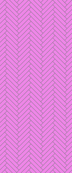 Pink Double Herringbone Tile Acrylic Shower Panel 2440mm x 1220mm ( 3mm Thick) - CladdTech