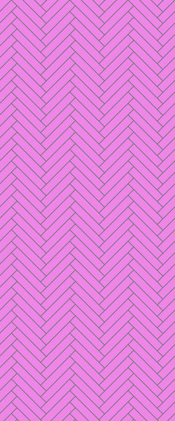 Pink Double Herringbone Tile Acrylic Shower Panel 2440mm x 1220mm ( 3mm Thick) - CladdTech