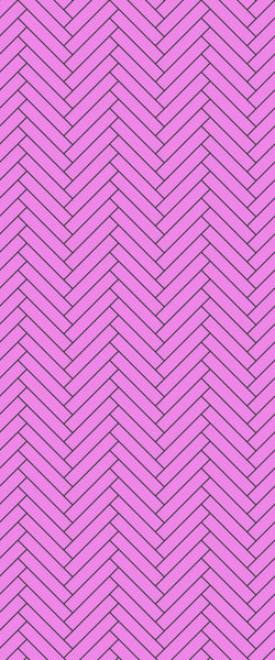 Pink Double Herringbone Tile Acrylic Shower Panel 2440mm x 1220mm ( 3mm Thick) - CladdTech