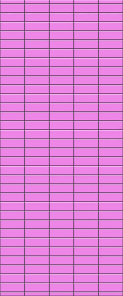Pink Horizontal Block Tile Acrylic Shower Panel 2440mm x 1220mm ( 3mm Thick) - CladdTech