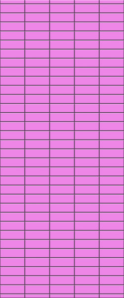 Pink Horizontal Block Tile Acrylic Shower Panel 2440mm x 1220mm ( 3mm Thick) - CladdTech