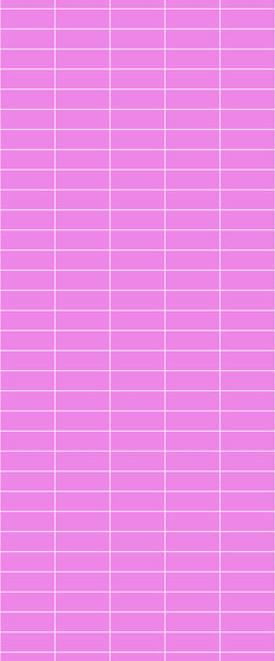 Pink Horizontal Block Tile Acrylic Shower Panel 2440mm x 1220mm ( 3mm Thick) - CladdTech