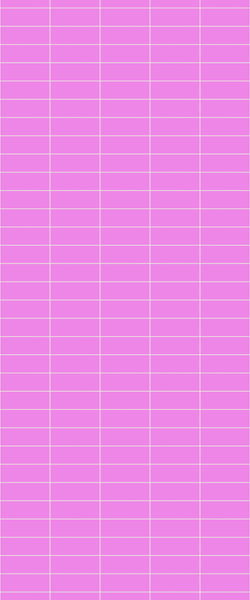 Pink Horizontal Block Tile Acrylic Shower Panel 2440mm x 1220mm ( 3mm Thick) - CladdTech