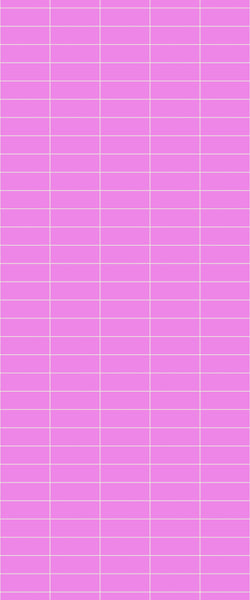 Pink Horizontal Block Tile Acrylic Shower Panel 2440mm x 1220mm ( 3mm Thick) - CladdTech