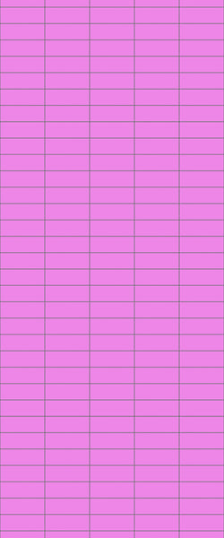 Pink Horizontal Block Tile Acrylic Shower Panel 2440mm x 1220mm ( 3mm Thick) - CladdTech
