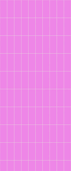 Pink Vertical Block Tile Acrylic Shower Panel 2440mm x 1220mm ( 3mm Thick) - CladdTech