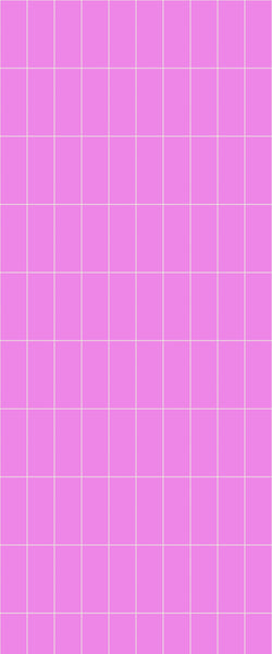 Pink Vertical Block Tile Acrylic Shower Panel 2440mm x 1220mm ( 3mm Thick) - CladdTech