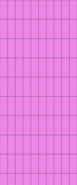 Pink Vertical Block Tile Acrylic Shower Panel 2440mm x 1220mm ( 3mm Thick) - CladdTech