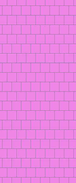 Pink Large Square's Tile Acrylic Shower Wall Panel 2440mm x 1220mm ( 3mm Thick) - CladdTech