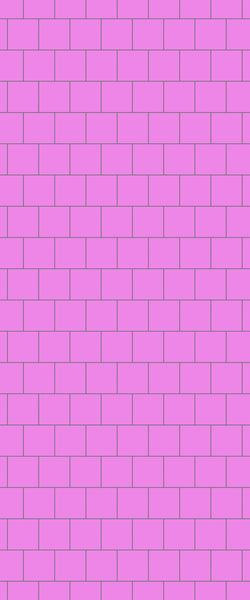 Pink Large Square's Tile Acrylic Shower Wall Panel 2440mm x 1220mm ( 3mm Thick) - CladdTech