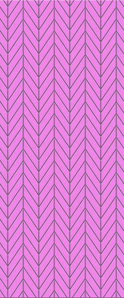 Pink Chevron Tile Acrylic Shower Wall Panel 2440mm x 1220mm ( 3mm Thick) - CladdTech