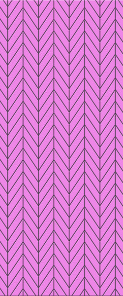 Pink Chevron Tile Acrylic Shower Wall Panel 2440mm x 1220mm ( 3mm Thick) - CladdTech