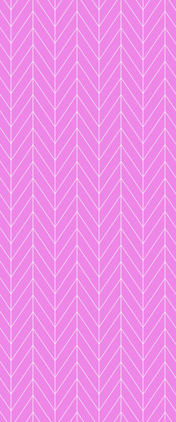 Pink Chevron Tile Acrylic Shower Wall Panel 2440mm x 1220mm ( 3mm Thick) - CladdTech