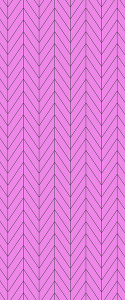 Pink Chevron Tile Acrylic Shower Wall Panel 2440mm x 1220mm ( 3mm Thick) - CladdTech