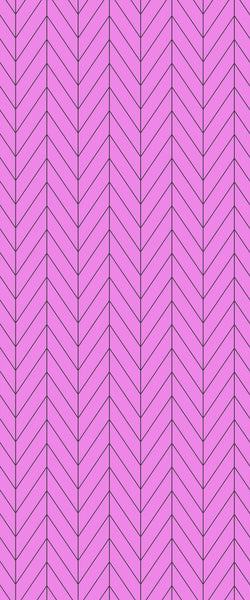 Pink Chevron Tile Acrylic Shower Wall Panel 2440mm x 1220mm ( 3mm Thick) - CladdTech