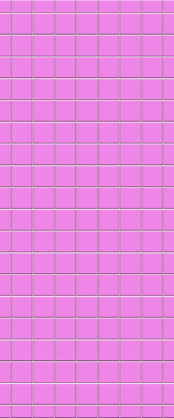 Pink Checkerboard Tile Acrylic Shower Wall Panel 2440mm x 1220mm ( 3mm Thick) - CladdTech