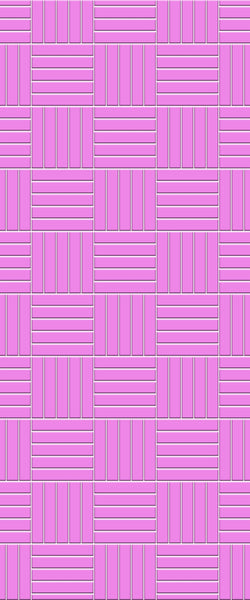 Pink Mosaic Tile Acrylic Shower Wall Panel 2440mm x 1220mm ( 3mm Thick) - CladdTech