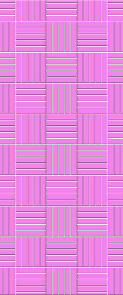 Pink Mosaic Tile Acrylic Shower Wall Panel 2440mm x 1220mm ( 3mm Thick) - CladdTech