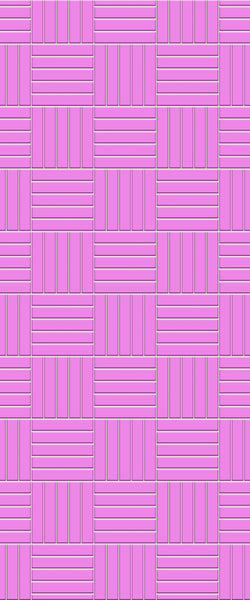 Pink Mosaic Tile Acrylic Shower Wall Panel 2440mm x 1220mm ( 3mm Thick) - CladdTech