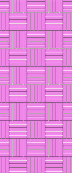 Pink Mosaic Tile Acrylic Shower Wall Panel 2440mm x 1220mm ( 3mm Thick) - CladdTech