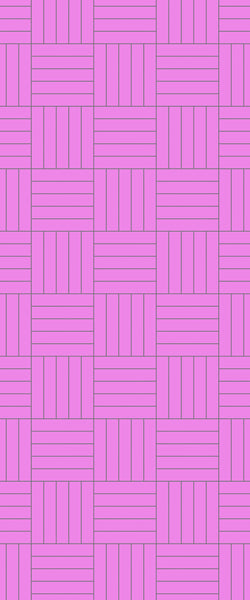 Pink Mosaic Tile Acrylic Shower Wall Panel 2440mm x 1220mm ( 3mm Thick) - CladdTech