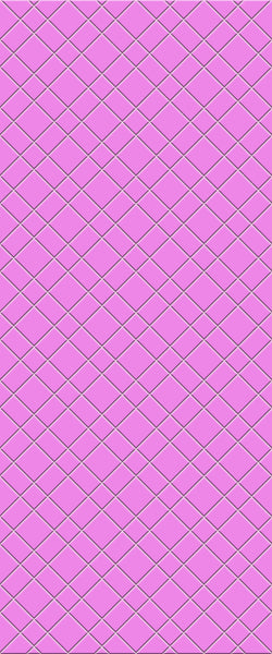 Pink Basket Weave Tile Acrylic Shower Panel 2440mm x 1220mm ( 3mm Thick) - CladdTech